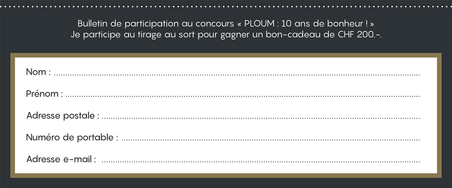 Participation concours Ploum